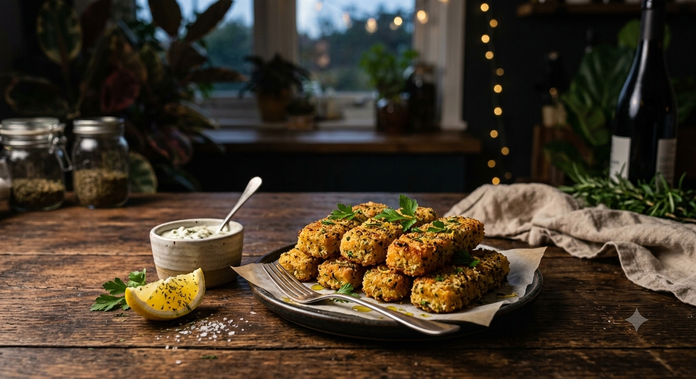Herb-Crusted Fish Fingers